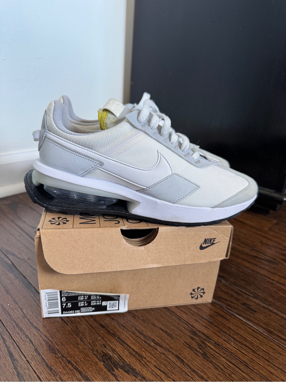 Nike Light Grey and White Air Max New Day Sneaker